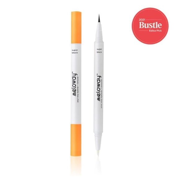 NIB Meloway Makeup Your Way Eyeliner + Eraser - Super Black - Picture 2 of 6